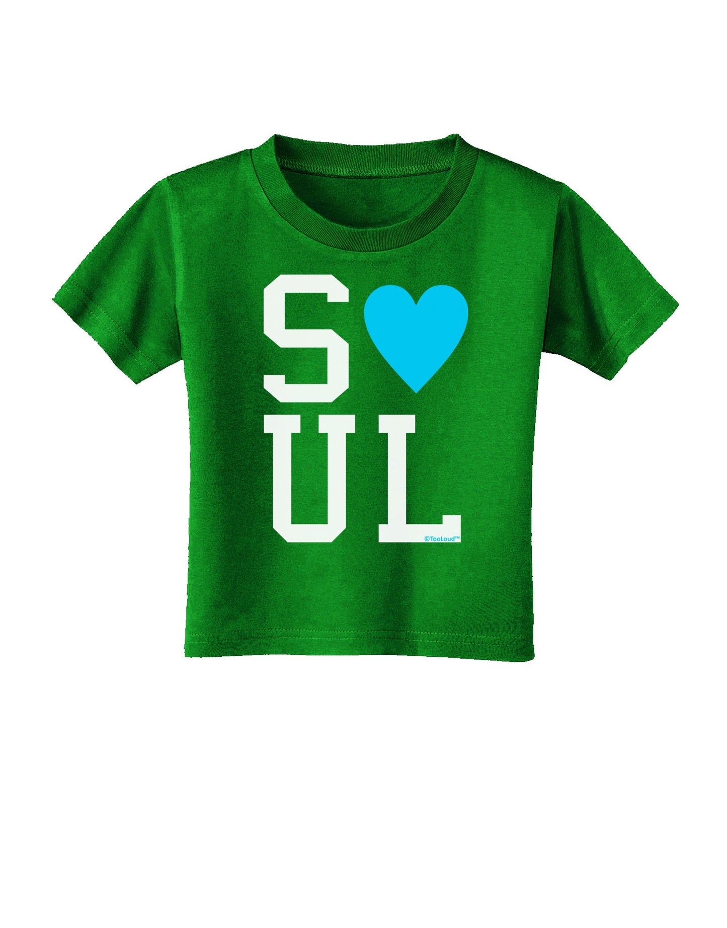 Matching Soulmate Design - Soul - Blue Toddler T-Shirt Dark by TooLoud-Toddler T-Shirt-TooLoud-Clover-Green-2T-Davson Sales