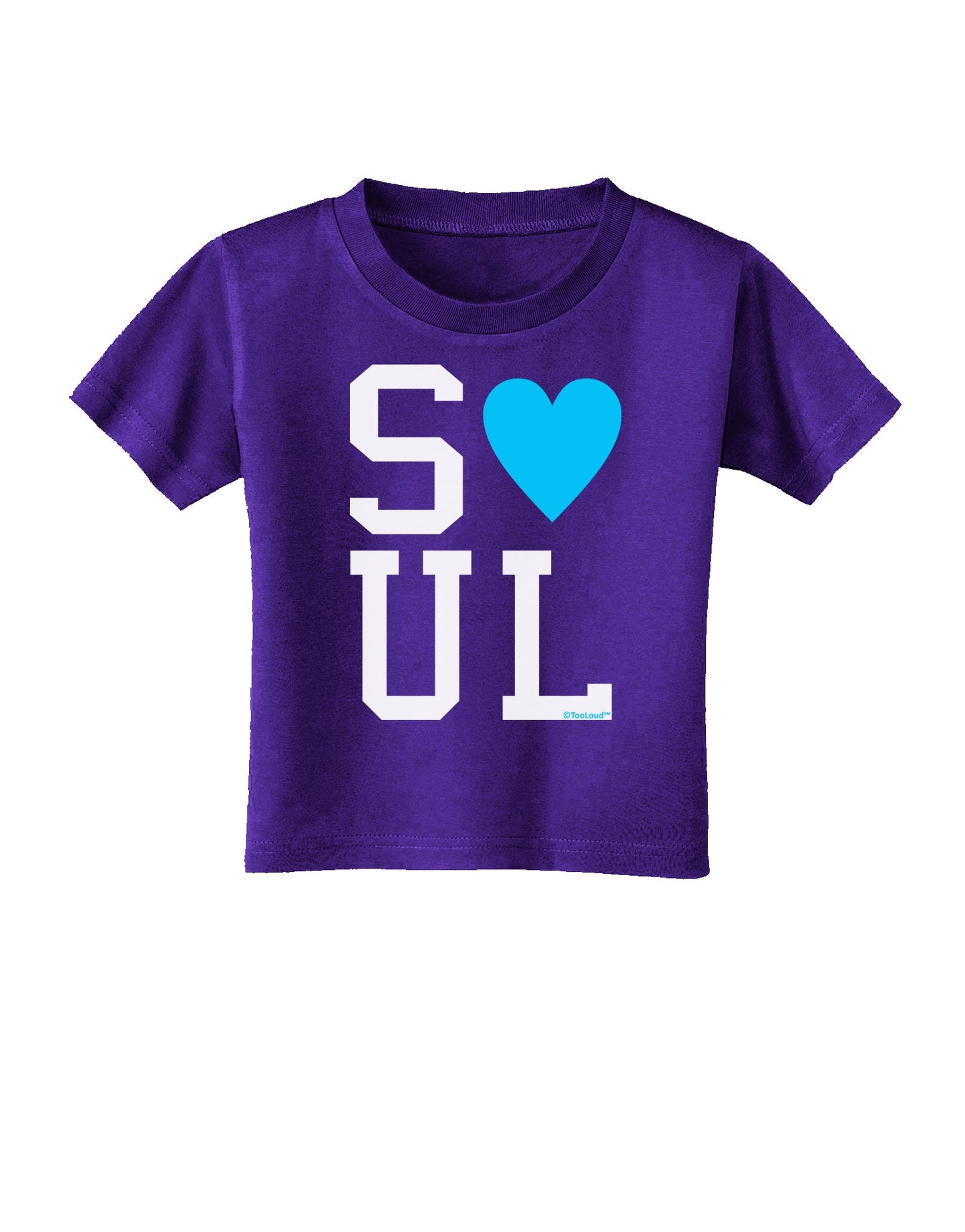 Matching Soulmate Design - Soul - Blue Toddler T-Shirt Dark by TooLoud-Toddler T-Shirt-TooLoud-Purple-2T-Davson Sales