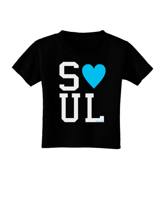 Matching Soulmate Design - Soul - Blue Toddler T-Shirt Dark by TooLoud-Toddler T-Shirt-TooLoud-Black-2T-Davson Sales
