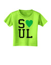 Matching Soulmate Design - Soul - Blue Toddler T-Shirt by TooLoud-Toddler T-Shirt-TooLoud-Lime-Green-2T-Davson Sales