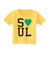 Matching Soulmate Design - Soul - Blue Toddler T-Shirt by TooLoud-Toddler T-Shirt-TooLoud-Yellow-2T-Davson Sales