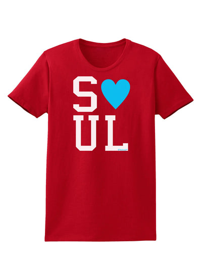 Matching Soulmate Design - Soul - Blue Womens Dark T-Shirt by TooLoud-Womens T-Shirt-TooLoud-Red-X-Small-Davson Sales