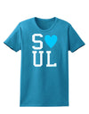 Matching Soulmate Design - Soul - Blue Womens Dark T-Shirt by TooLoud-Womens T-Shirt-TooLoud-Turquoise-X-Small-Davson Sales