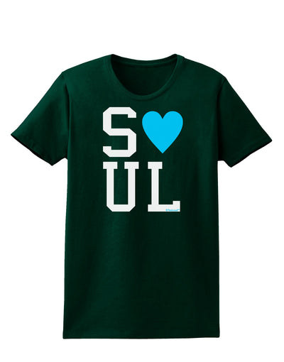 Matching Soulmate Design - Soul - Blue Womens Dark T-Shirt by TooLoud-Womens T-Shirt-TooLoud-Forest-Green-Small-Davson Sales