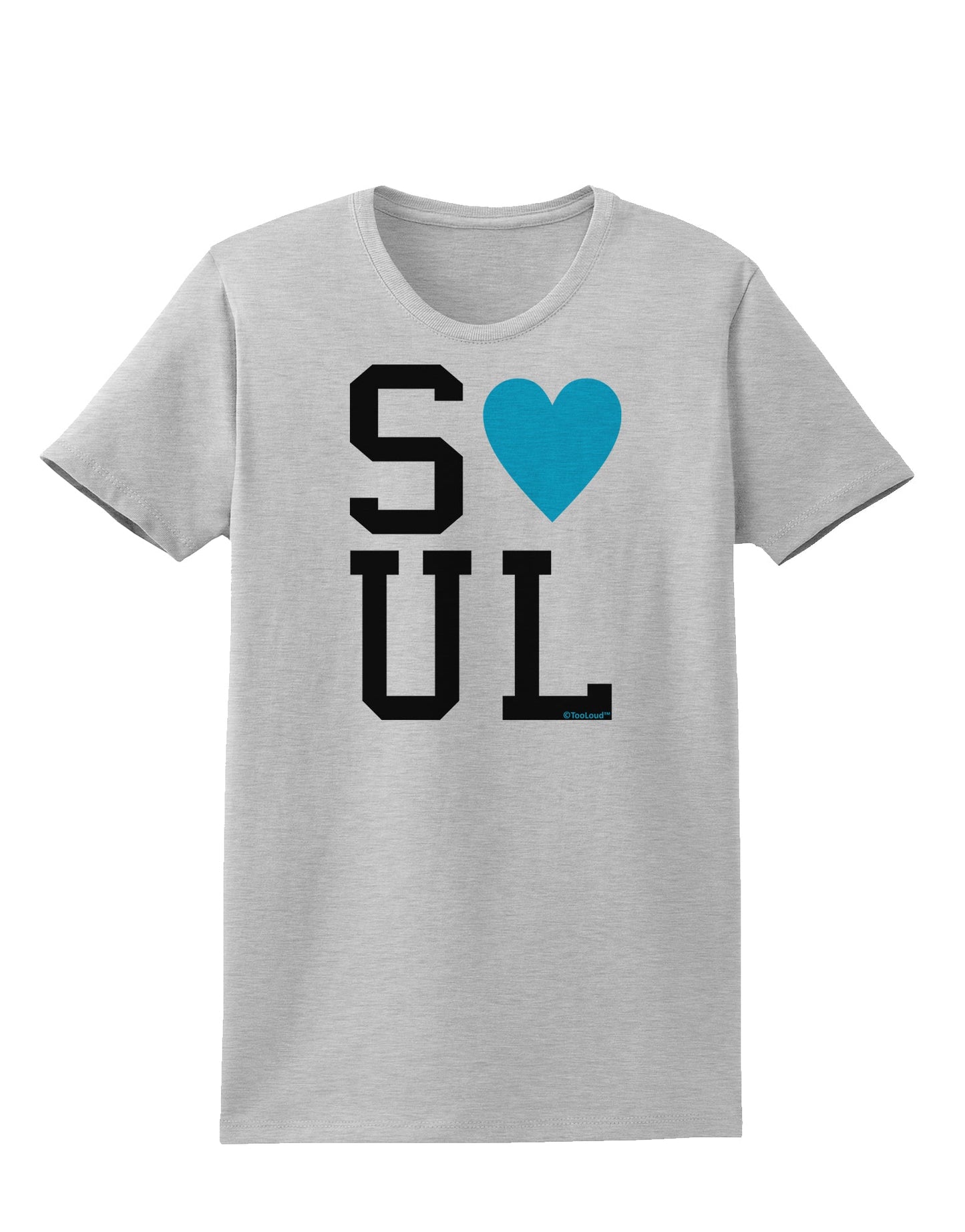 Matching Soulmate Design - Soul - Blue Womens T-Shirt by TooLoud-Womens T-Shirt-TooLoud-AshGray-X-Small-Davson Sales