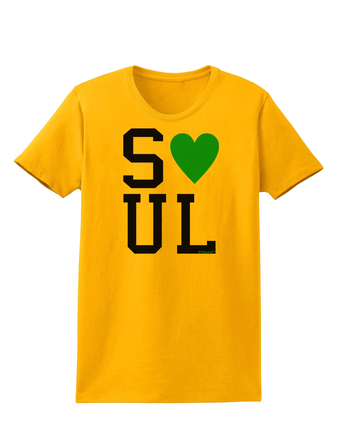 Matching Soulmate Design - Soul - Blue Womens T-Shirt by TooLoud-Womens T-Shirt-TooLoud-Gold-X-Small-Davson Sales