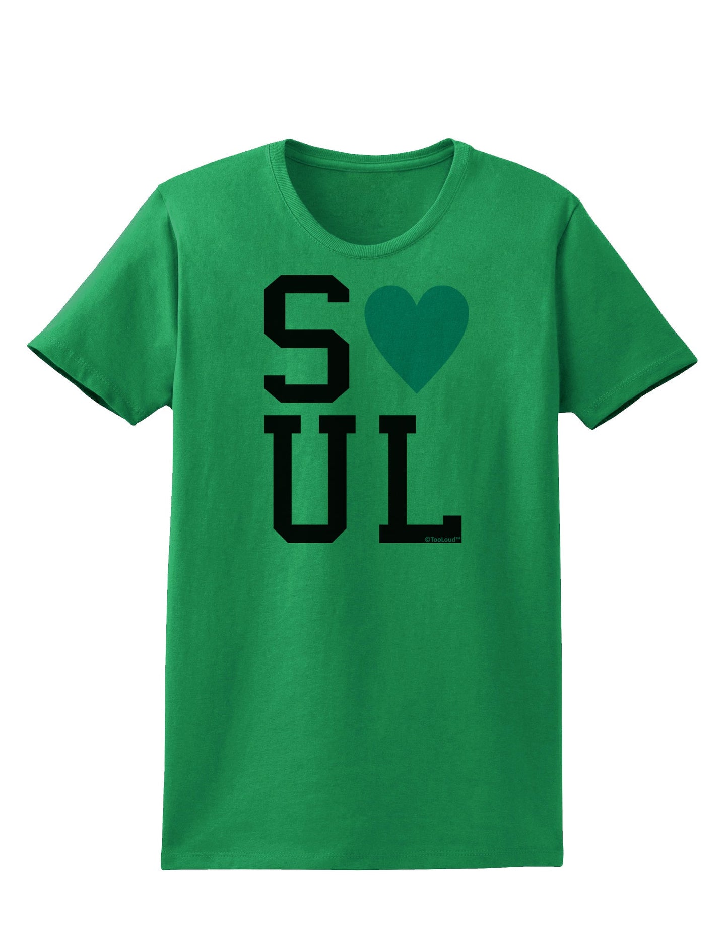 Matching Soulmate Design - Soul - Blue Womens T-Shirt by TooLoud-Womens T-Shirt-TooLoud-Kelly-Green-X-Small-Davson Sales