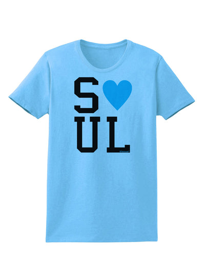 Matching Soulmate Design - Soul - Blue Womens T-Shirt by TooLoud