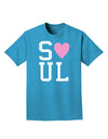 Matching Soulmate Design - Soul - Pink Adult Dark T-Shirt by TooLoud-Mens T-Shirt-TooLoud-Turquoise-Small-Davson Sales