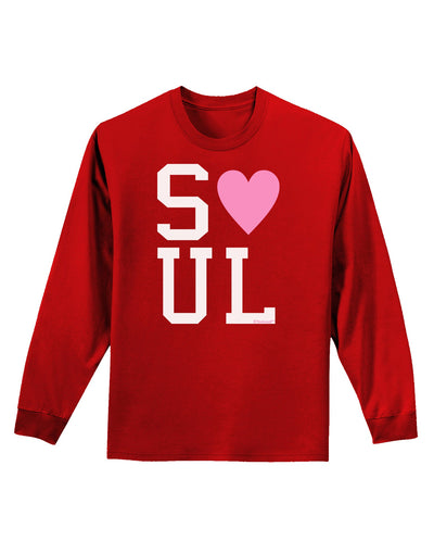 Matching Soulmate Design - Soul - Pink Adult Long Sleeve Dark T-Shirt by TooLoud-TooLoud-Red-Small-Davson Sales