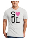 Matching Soulmate Design - Soul - Pink Adult V-Neck T-shirt by TooLoud-Mens V-Neck T-Shirt-TooLoud-White-Small-Davson Sales