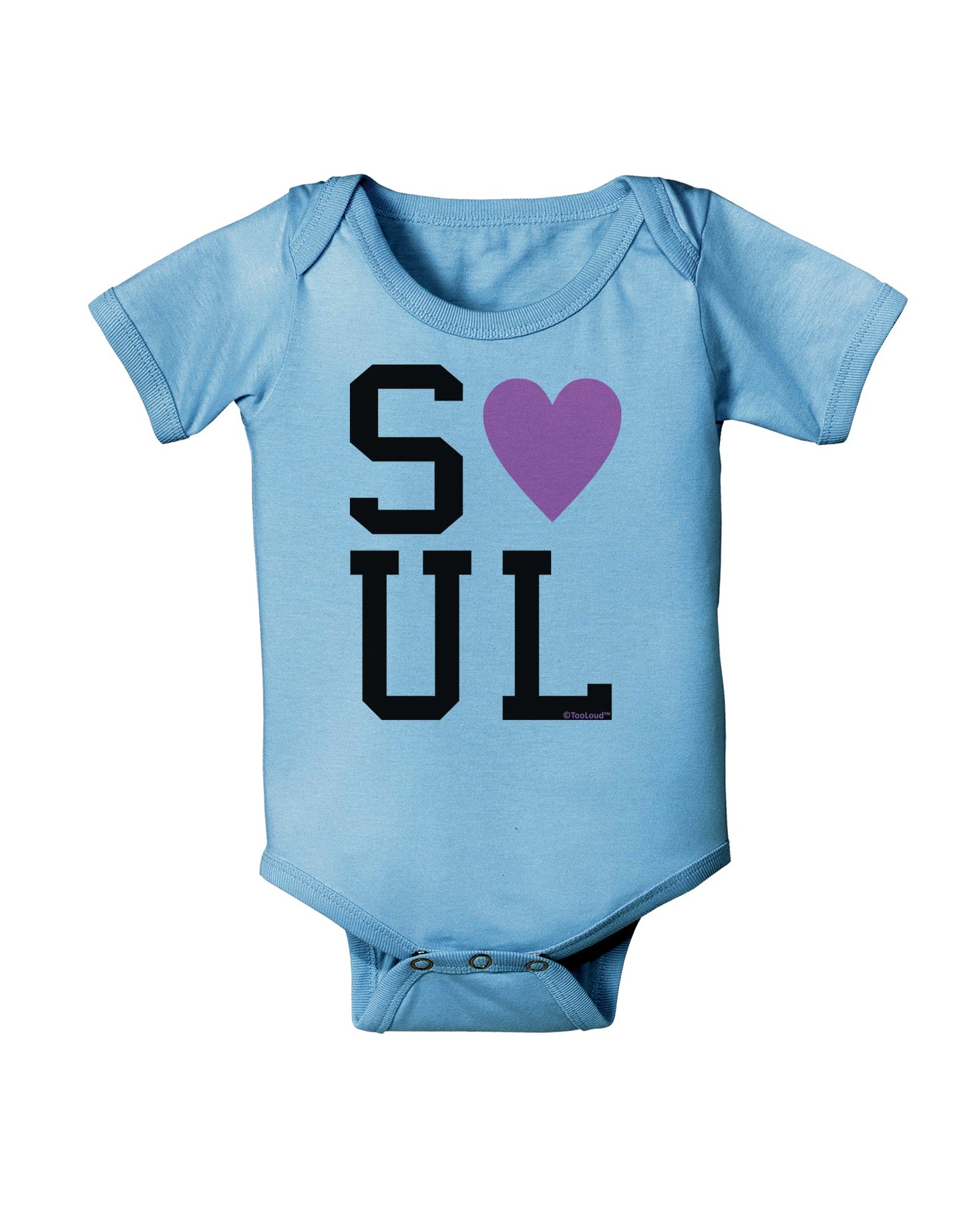 Matching Soulmate Design - Soul - Pink Baby Romper Bodysuit by TooLoud-Baby Romper-TooLoud-Light-Blue-06-Months-Davson Sales