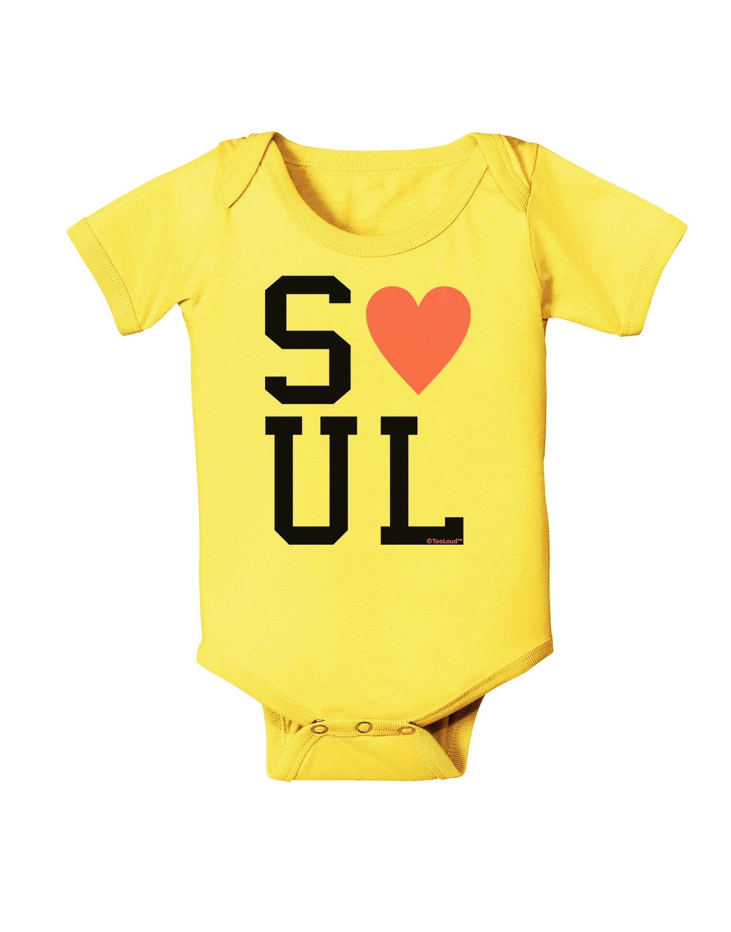 Matching Soulmate Design - Soul - Pink Baby Romper Bodysuit by TooLoud-Baby Romper-TooLoud-Yellow-06-Months-Davson Sales