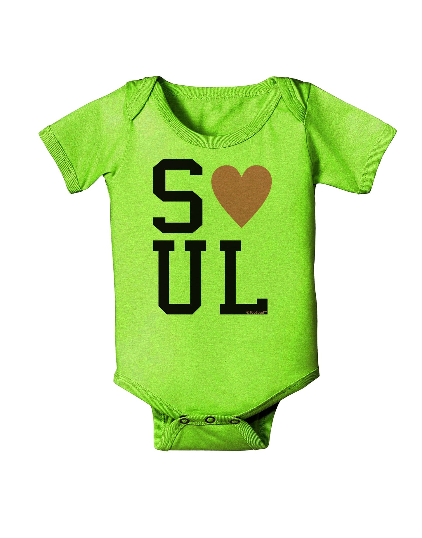 Matching Soulmate Design - Soul - Pink Baby Romper Bodysuit by TooLoud-Baby Romper-TooLoud-Lime-Green-06-Months-Davson Sales