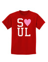 Matching Soulmate Design - Soul - Pink Childrens Dark T-Shirt by TooLoud-Childrens T-Shirt-TooLoud-Red-X-Small-Davson Sales