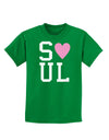 Matching Soulmate Design - Soul - Pink Childrens Dark T-Shirt by TooLoud-Childrens T-Shirt-TooLoud-Kelly-Green-X-Small-Davson Sales