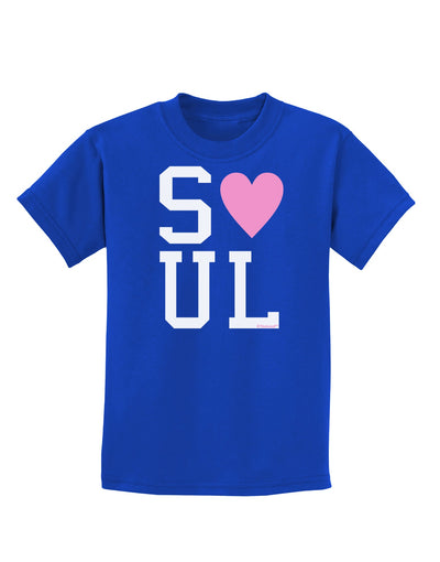 Matching Soulmate Design - Soul - Pink Childrens Dark T-Shirt by TooLoud-Childrens T-Shirt-TooLoud-Royal-Blue-X-Small-Davson Sales