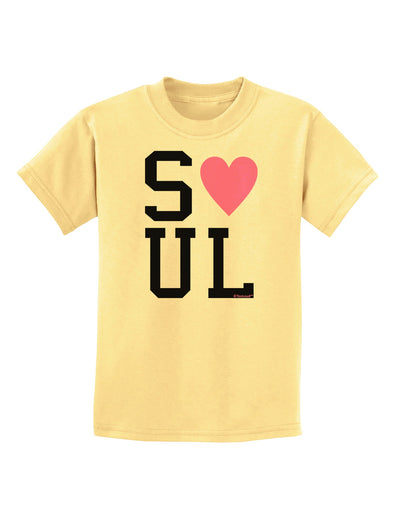 Matching Soulmate Design - Soul - Pink Childrens T-Shirt by TooLoud-Childrens T-Shirt-TooLoud-Daffodil-Yellow-X-Small-Davson Sales