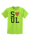 Matching Soulmate Design - Soul - Pink Childrens T-Shirt by TooLoud-Childrens T-Shirt-TooLoud-Lime-Green-X-Small-Davson Sales