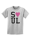 Matching Soulmate Design - Soul - Pink Childrens T-Shirt by TooLoud-Childrens T-Shirt-TooLoud-AshGray-X-Small-Davson Sales