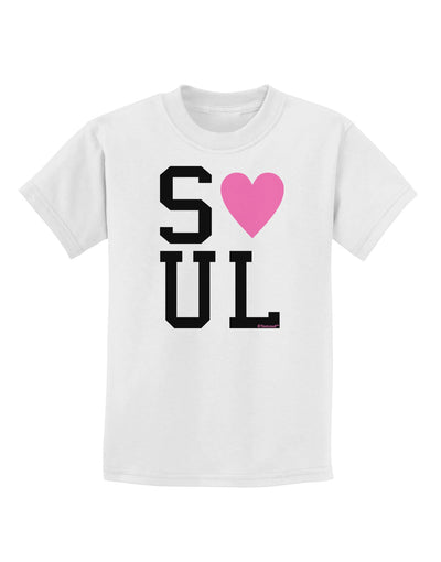 Matching Soulmate Design - Soul - Pink Childrens T-Shirt by TooLoud-Childrens T-Shirt-TooLoud-White-X-Small-Davson Sales