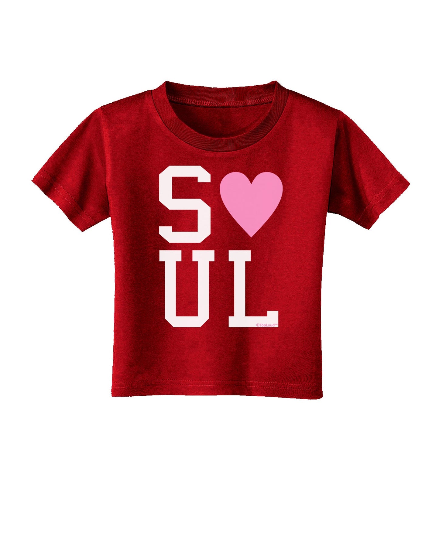 Matching Soulmate Design - Soul - Pink Toddler T-Shirt Dark by TooLoud-Toddler T-Shirt-TooLoud-Red-2T-Davson Sales