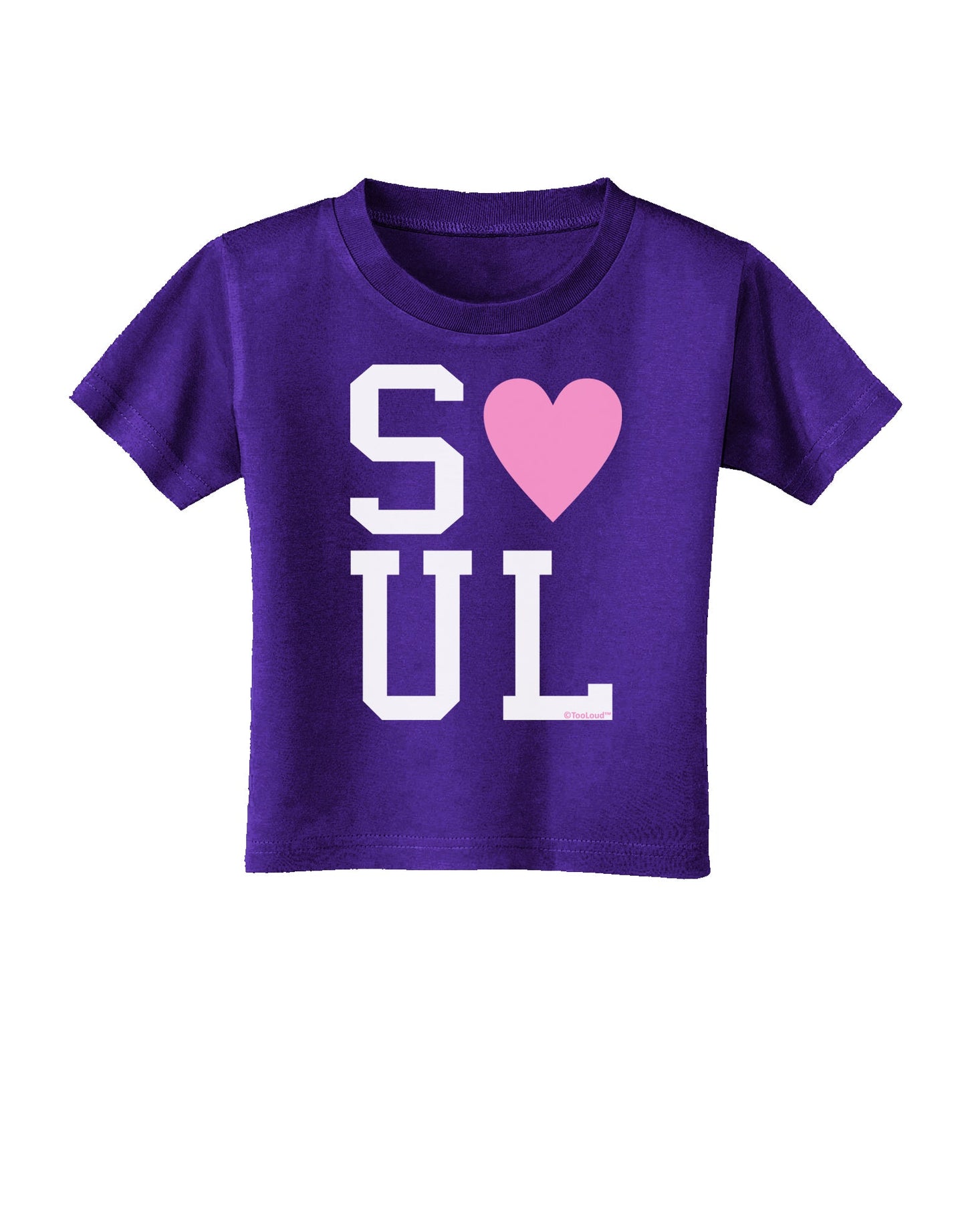 Matching Soulmate Design - Soul - Pink Toddler T-Shirt Dark by TooLoud-Toddler T-Shirt-TooLoud-Purple-2T-Davson Sales