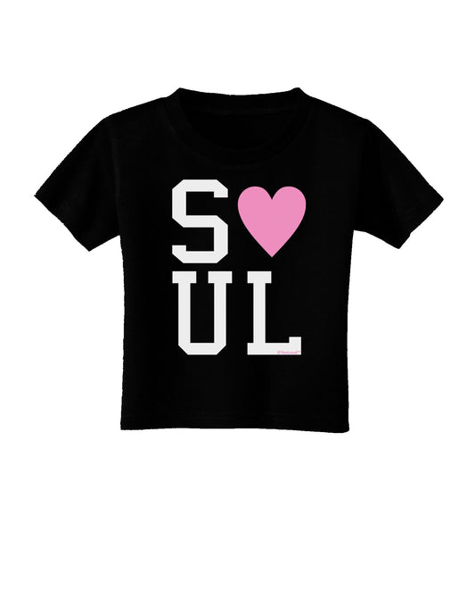 Matching Soulmate Design - Soul - Pink Toddler T-Shirt Dark by TooLoud-Toddler T-Shirt-TooLoud-Black-2T-Davson Sales