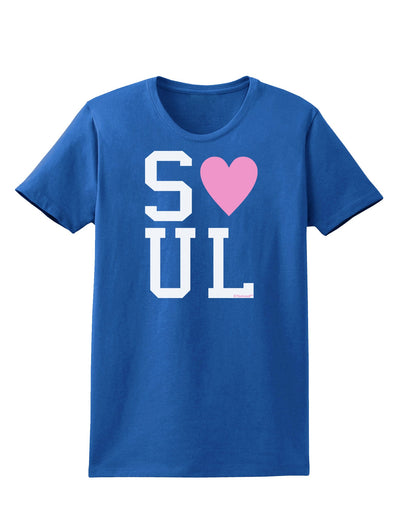 Matching Soulmate Design - Soul - Pink Womens Dark T-Shirt by TooLoud-Womens T-Shirt-TooLoud-Royal-Blue-X-Small-Davson Sales