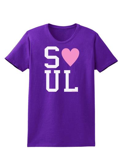 Matching Soulmate Design - Soul - Pink Womens Dark T-Shirt by TooLoud-Womens T-Shirt-TooLoud-Purple-X-Small-Davson Sales