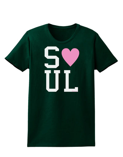 Matching Soulmate Design - Soul - Pink Womens Dark T-Shirt by TooLoud-Womens T-Shirt-TooLoud-Forest-Green-Small-Davson Sales