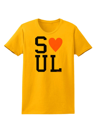 Matching Soulmate Design - Soul - Pink Womens T-Shirt by TooLoud-Womens T-Shirt-TooLoud-Gold-X-Small-Davson Sales