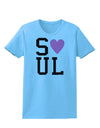 Matching Soulmate Design - Soul - Pink Womens T-Shirt by TooLoud-Womens T-Shirt-TooLoud-Aquatic-Blue-X-Small-Davson Sales