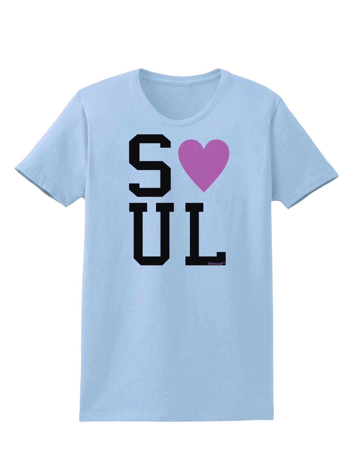 Matching Soulmate Design - Soul - Pink Womens T-Shirt by TooLoud-Womens T-Shirt-TooLoud-Light-Blue-X-Small-Davson Sales