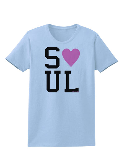 Matching Soulmate Design - Soul - Pink Womens T-Shirt by TooLoud-Womens T-Shirt-TooLoud-Light-Blue-X-Small-Davson Sales