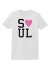 Matching Soulmate Design - Soul - Pink Womens T-Shirt by TooLoud-Womens T-Shirt-TooLoud-White-X-Small-Davson Sales