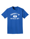 Mathletic Department Adult Dark T-Shirt by TooLoud-Mens T-Shirt-TooLoud-Royal-Blue-Small-Davson Sales