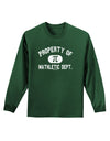 Mathletic Department Adult Long Sleeve Dark T-Shirt by TooLoud-TooLoud-Dark-Green-Small-Davson Sales