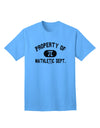 Mathletic Department Adult T-Shirt - A Premium Addition to Your Wardrobe by TooLoud-Mens T-shirts-TooLoud-Aquatic-Blue-Small-Davson Sales