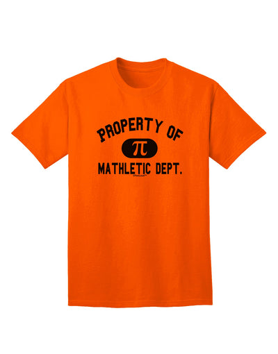 Mathletic Department Adult T-Shirt - A Premium Addition to Your Wardrobe by TooLoud-Mens T-shirts-TooLoud-Orange-Small-Davson Sales