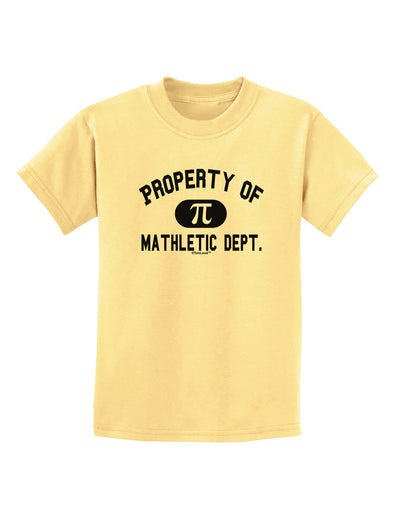 Mathletic Department Childrens T-Shirt by TooLoud-Childrens T-Shirt-TooLoud-Daffodil-Yellow-X-Small-Davson Sales