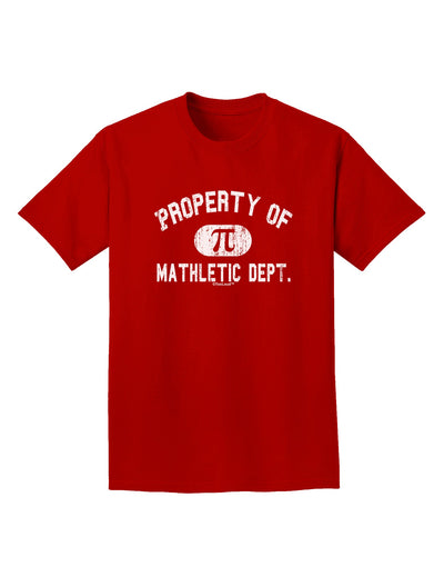 Mathletic Department Distressed Adult Dark T-Shirt by TooLoud-Mens T-Shirt-TooLoud-Red-Small-Davson Sales