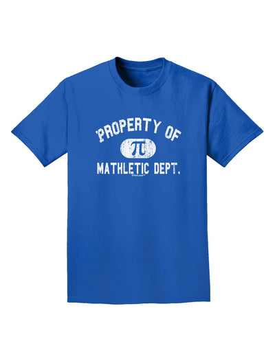 Mathletic Department Distressed Adult Dark T-Shirt by TooLoud-Mens T-Shirt-TooLoud-Royal-Blue-Small-Davson Sales