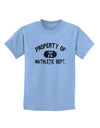 Mathletic Department Distressed Childrens T-Shirt by TooLoud-Childrens T-Shirt-TooLoud-Light-Blue-X-Small-Davson Sales