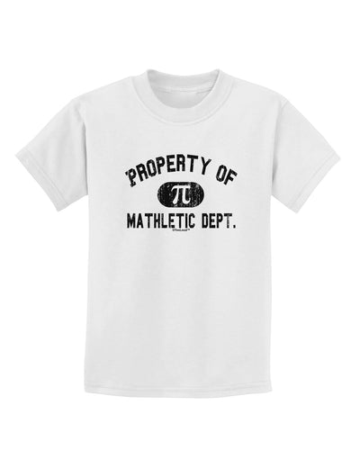 Mathletic Department Distressed Childrens T-Shirt by TooLoud-Childrens T-Shirt-TooLoud-White-X-Small-Davson Sales