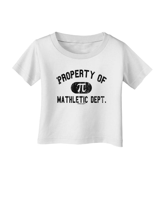 Mathletic Department Distressed Infant T-Shirt by TooLoud-Infant T-Shirt-TooLoud-White-06-Months-Davson Sales