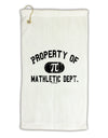 Mathletic Department Distressed Micro Terry Gromet Golf Towel 16 x 25 inch by TooLoud-Golf Towel-TooLoud-White-Davson Sales