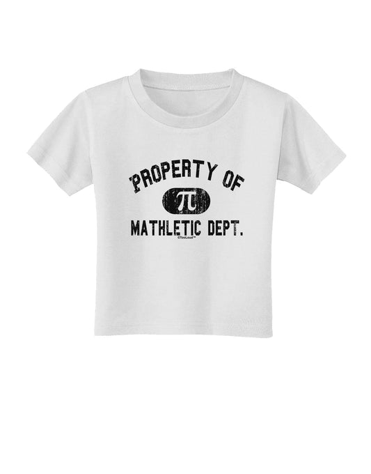 Mathletic Department Distressed Toddler T-Shirt by TooLoud-Toddler T-Shirt-TooLoud-White-2T-Davson Sales