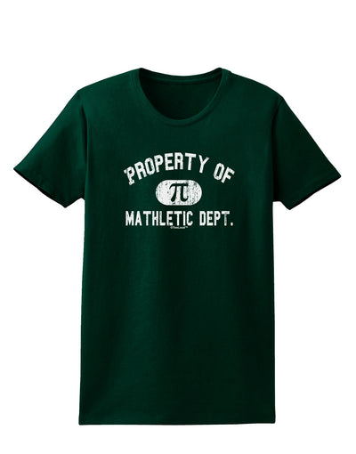 Mathletic Department Distressed Womens Dark T-Shirt by TooLoud-Womens T-Shirt-TooLoud-Forest-Green-Small-Davson Sales