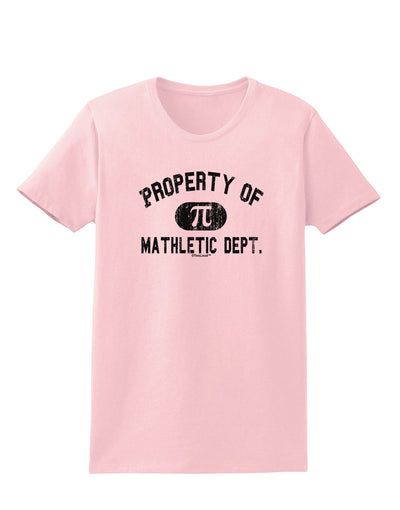 Mathletic Department Distressed Womens T-Shirt by TooLoud-Womens T-Shirt-TooLoud-PalePink-X-Small-Davson Sales